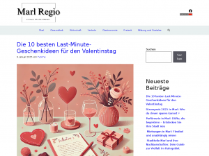 Screenshot des Blogs Marl-regio