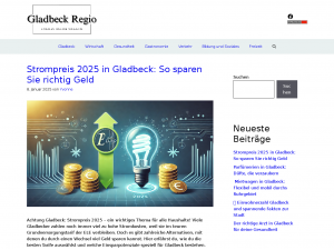Screenshot des Blogs Gladbeck-regio