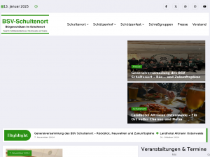 Screenshot des Blogs BSV-Schultenort
