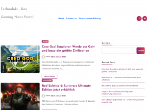 Screenshot des Blogs Technoloki