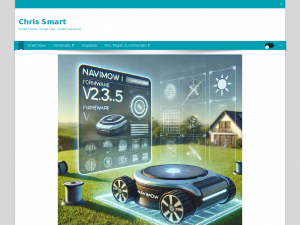 Screenshot des Blogs Chris Smart