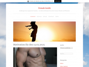 Screenshot des Blogs Female Inside