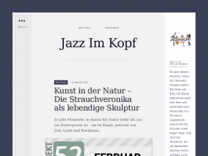Screenshot des Blogs Jazz Im Kopf