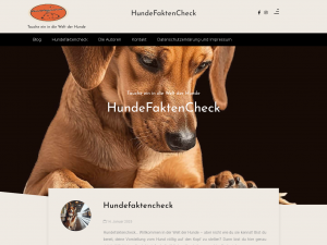 Screenshot des Blogs Hundefaktencheck