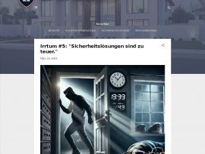 Screenshot des Blogs Sicherheitsblog SECURITAX