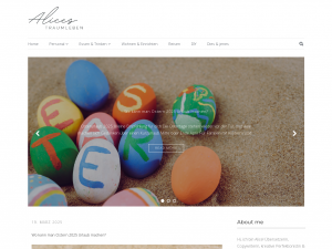 Screenshot des Blogs Alices Traumleben