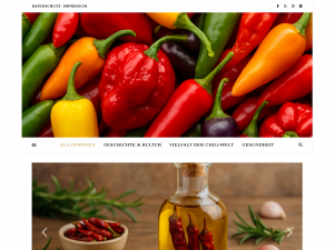 Screenshot des Blogs Chili Craft