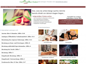 Screenshot des Blogs Heilpraktiker-finden.online