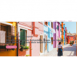 Screenshot des Blogs Reiseglueck Online