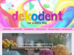 Screenshot des Blogs Dekodent