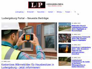Screenshot des Blogs Ludwigsburg Portal