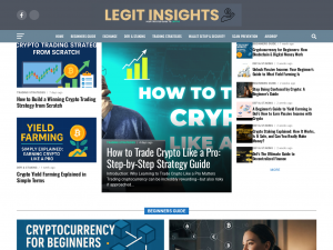 Screenshot des Blogs Legit Insights