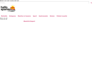Screenshot des Blogs HalloSpanien – Aktuelle Nachrichten aus Spanien & Costa del Sol