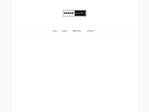 Screenshot des Blogs Coach Charly