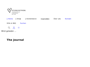 Screenshot des Blogs SteinKunstWerk – Ritual & Raum