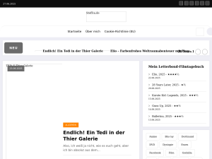 Screenshot des Blogs stoffca.de
