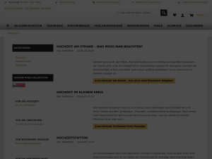 Screenshot des Blogs TraumTrauringe.de