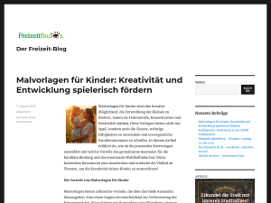 Screenshot des Blogs Frizeitfindex – Der Freizeit-BLOG