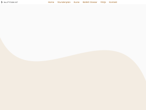 Screenshot des Blogs Ballett entdecken: Tipps für Einsteiger und Fortgeschrittene