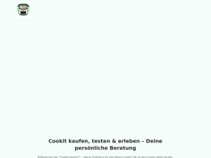 Screenshot des Blogs Cookit.kaufen – Rezepte, Aktionen & Tipps rund um den Bosch Kochroboter Cookit