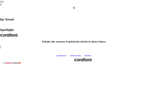 Screenshot des Blogs Curatoro
