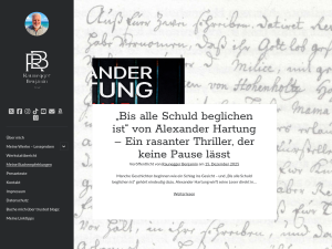 Screenshot des Blogs Benjamin´s Buchblog