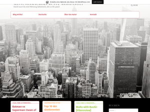 Screenshot des Blogs Meinungsmachers bunte Medienwelt