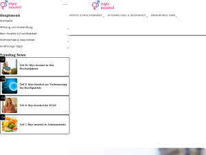 Screenshot des Blogs Myo Inositol – alles was Du wissen musst