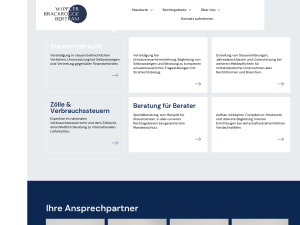 Screenshot des Blogs Rechtsanwälte und Steuerberater für Umsatzsteuer- und Steuerstrafrecht in Frankfurt und Berin