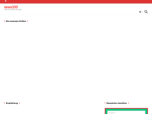 Screenshot des Blogs news330
