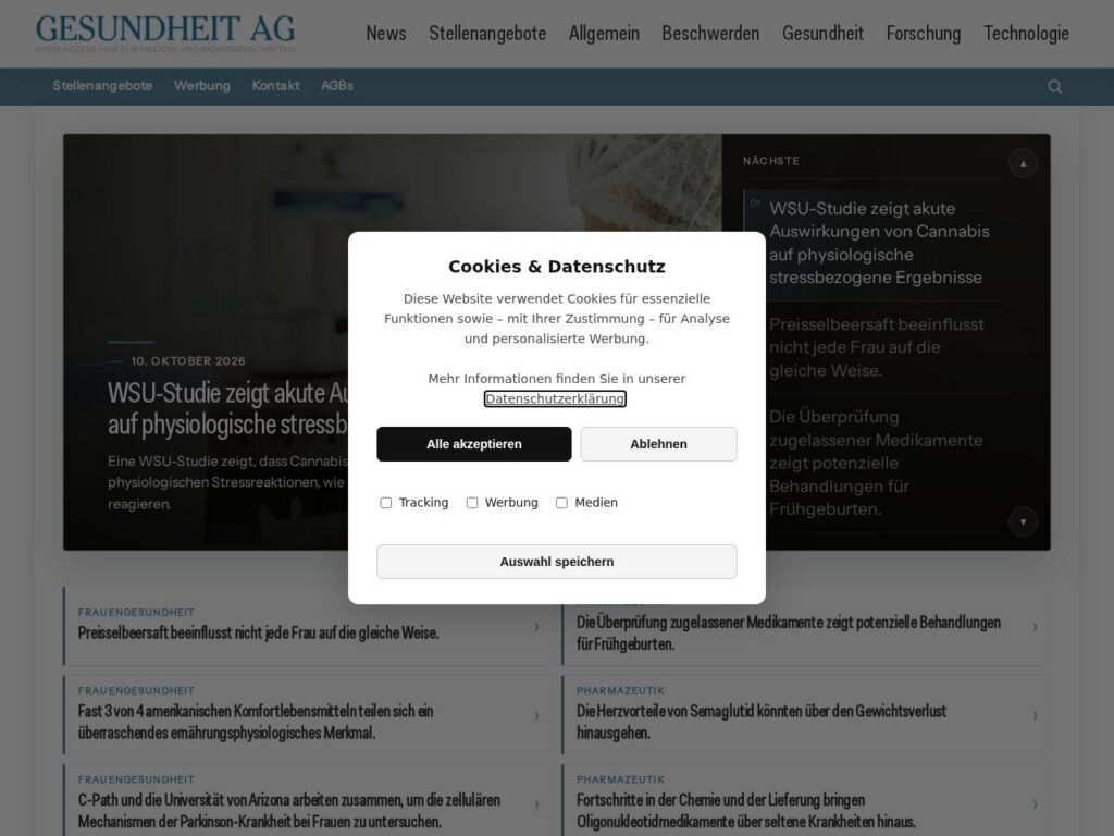 Symbolbild für Institut der Gesundheit Blog