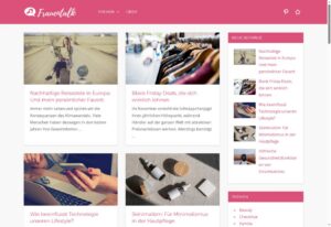 Website-Vorschau von Frauenblog & Magazin • Frauentalk.net