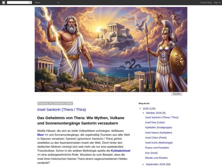 Screenshot von Griechische Mythologie und Antike