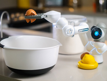 Roboter beim Backen