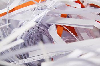 Geschreddertes Papier