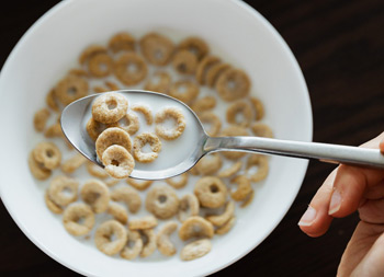 Schüssel mit Cerealien