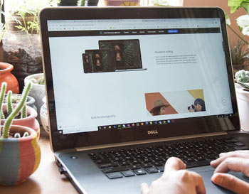 Blogger beim erstellen eines Blogbeitrags
