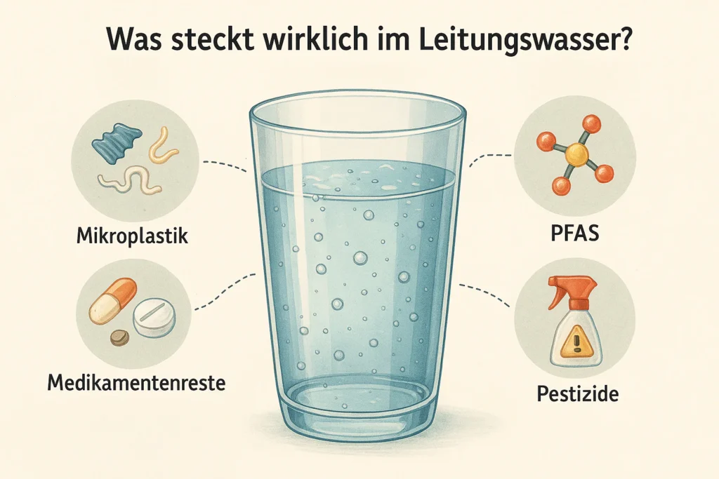 Rückstände von Wasser, welches nicht mit einem Wasserfilter aufbereit
